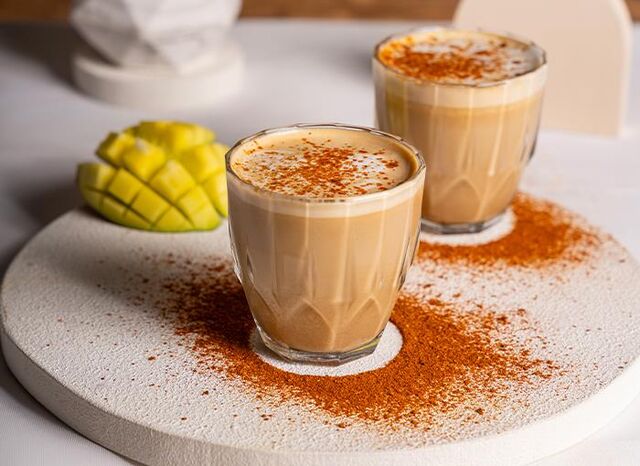 Spiced Mango Latte
