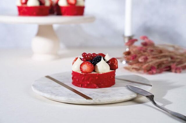 Strawberry Pistachio Shortcake